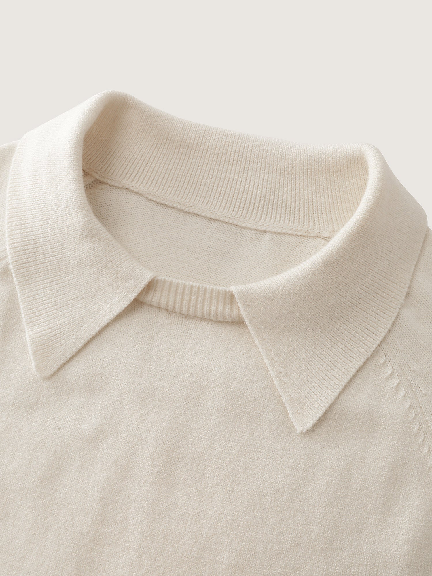 2 In 1 Shirt Collar Relaxed Fit Pullover