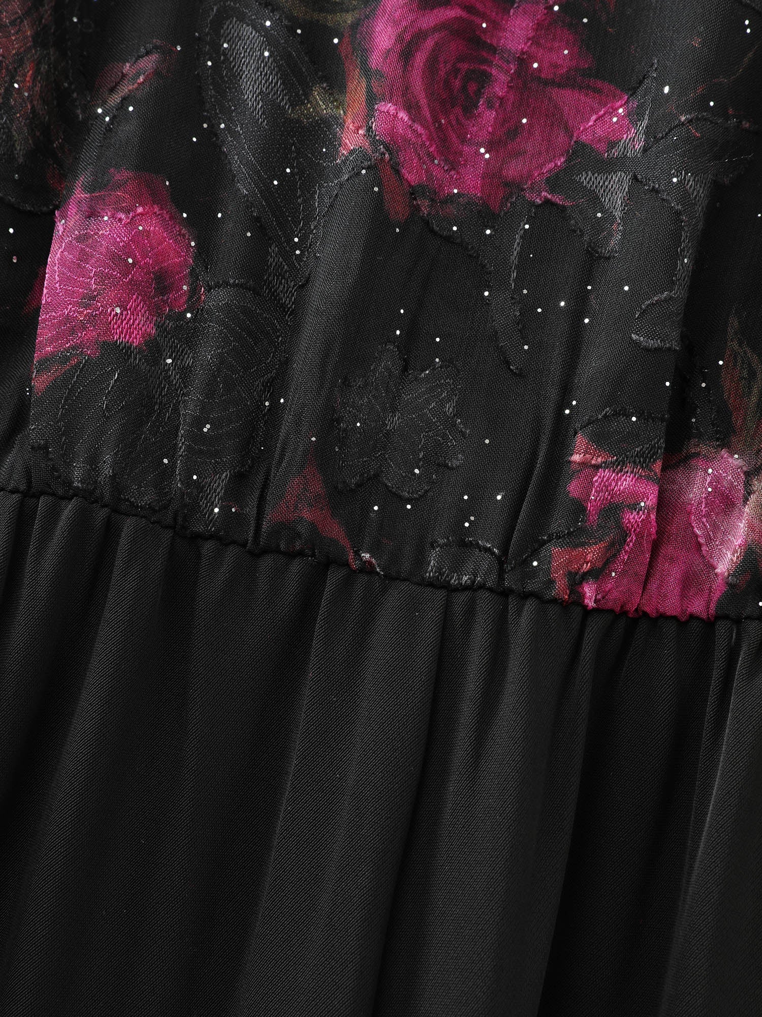 Floral Print Laser Cut Waist Tie Jumpsuit