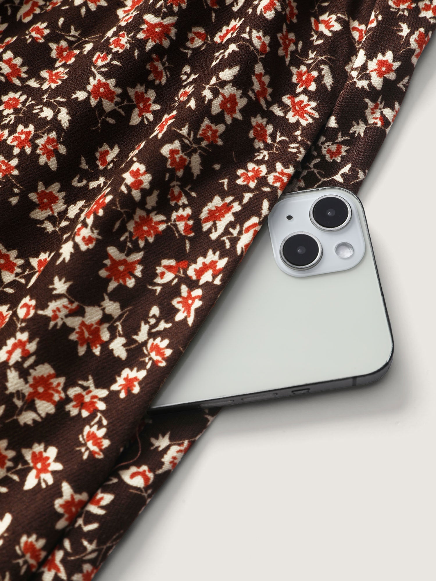 Floral Print Pockets Sleeveless Midi Dress