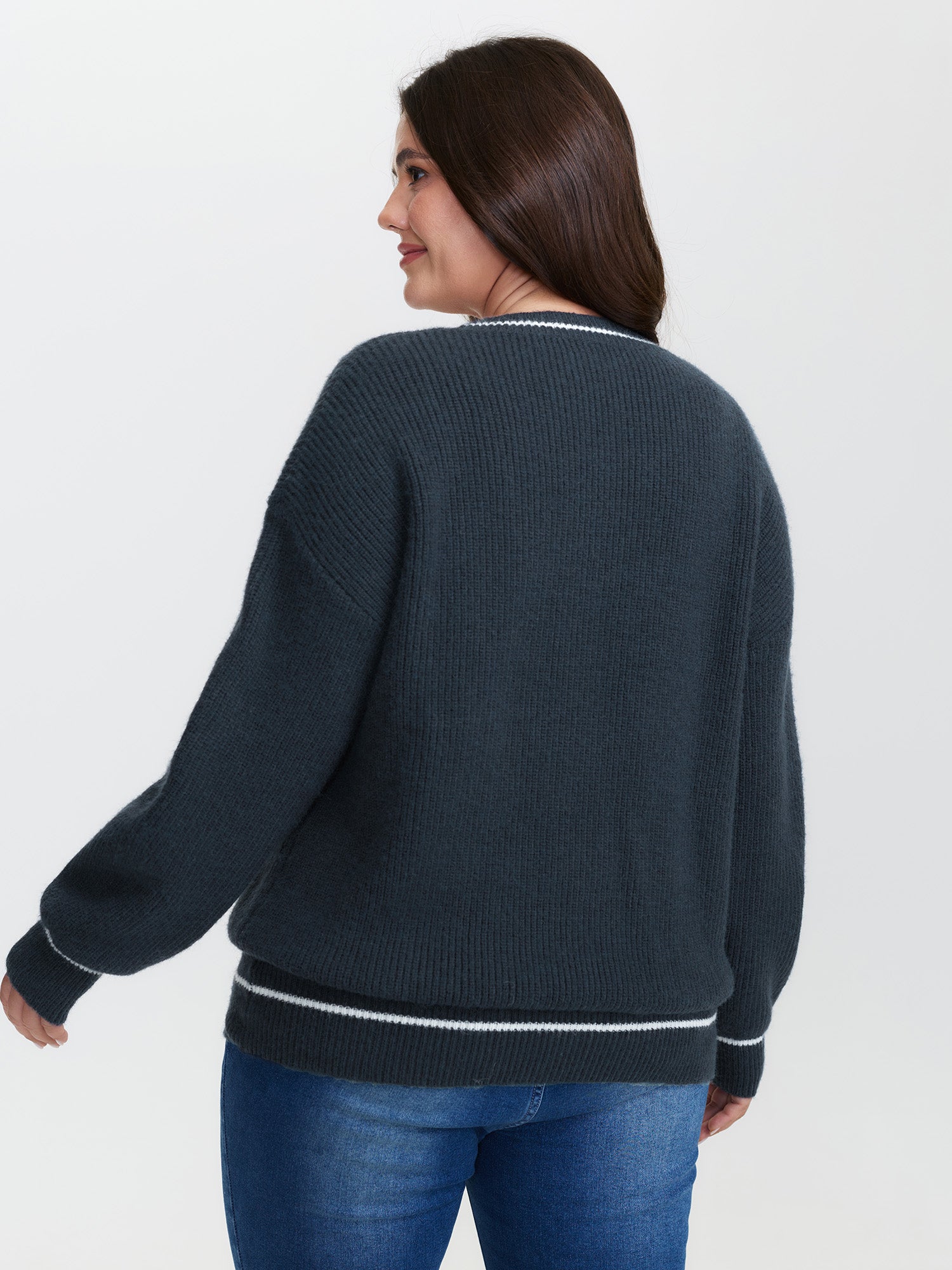 2-in-1 Balloon Sleeve Pullover