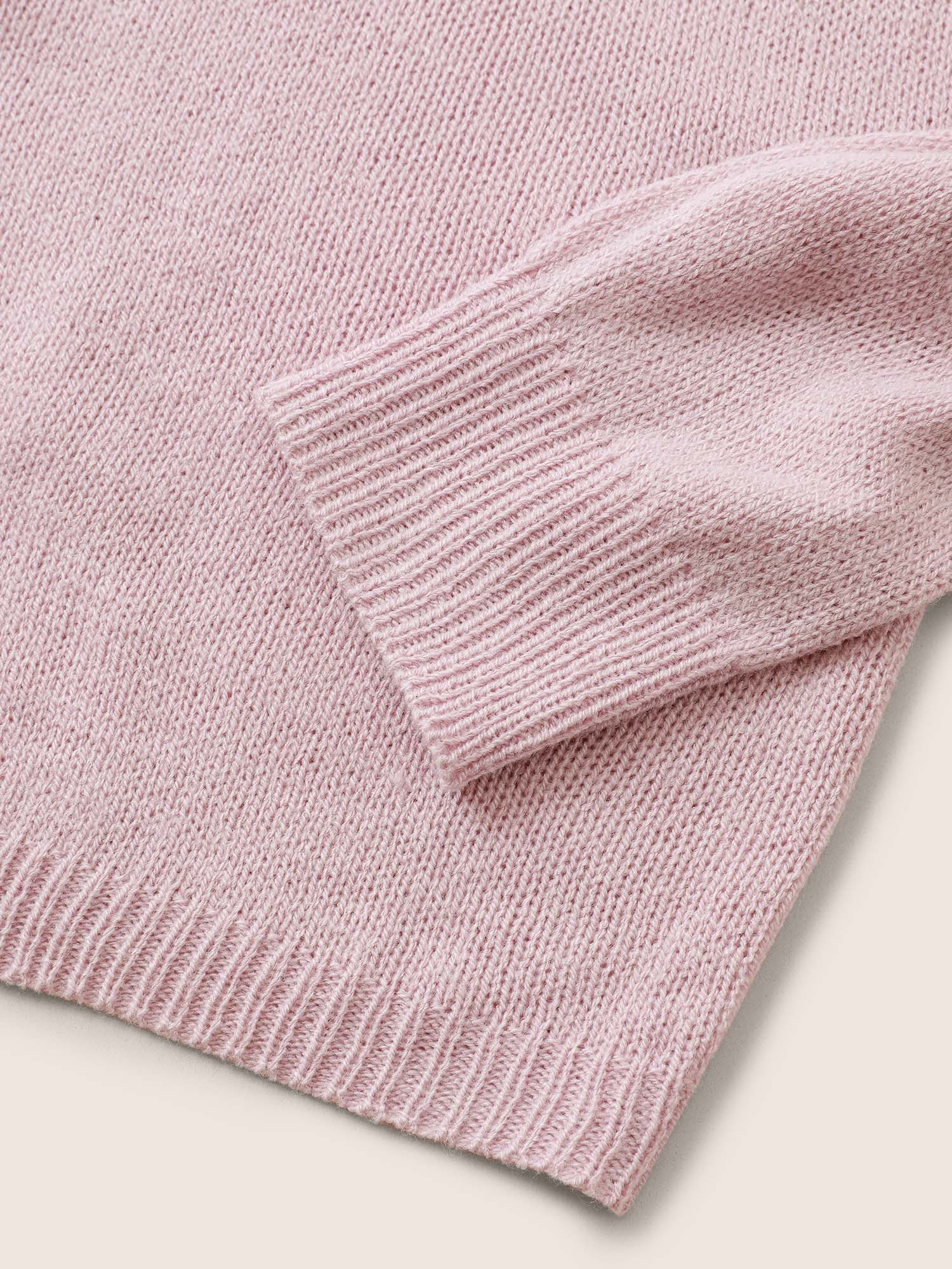 Floral Embroidered Crew Neck Raglan Sleeve Pullover