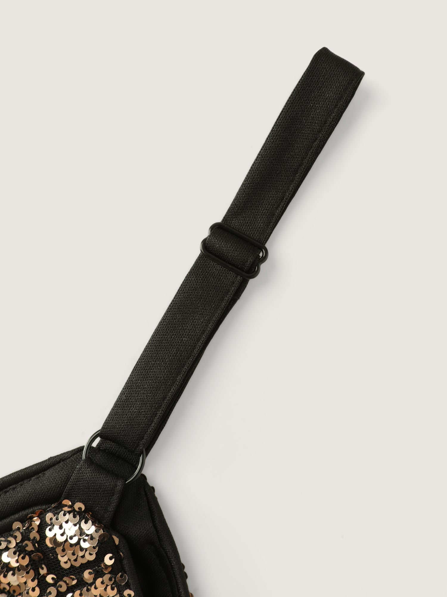 Shimmery Sequin Scoop Neck Mini Dress