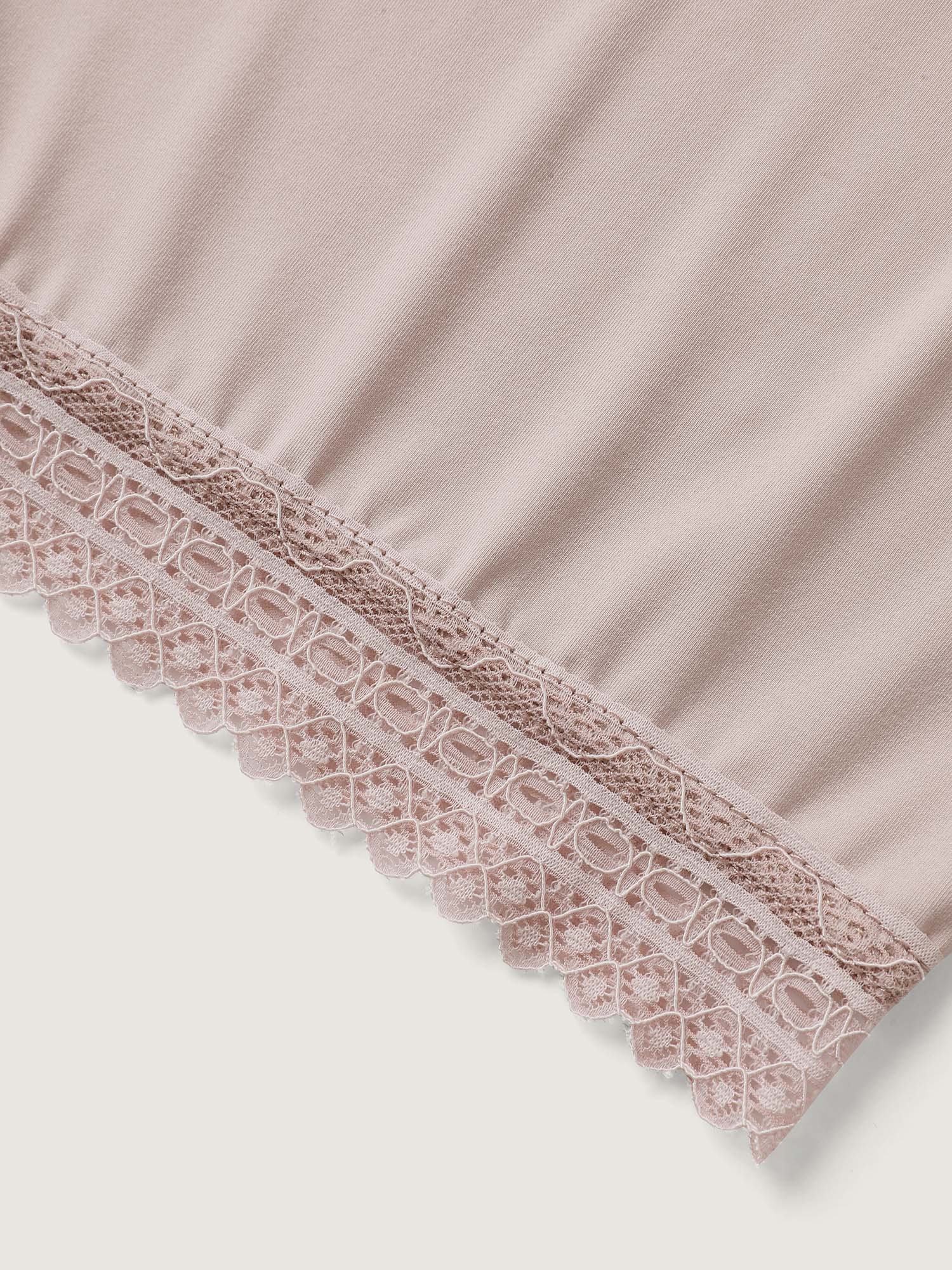 Supersoft Stretchy Lace Hem Shorts