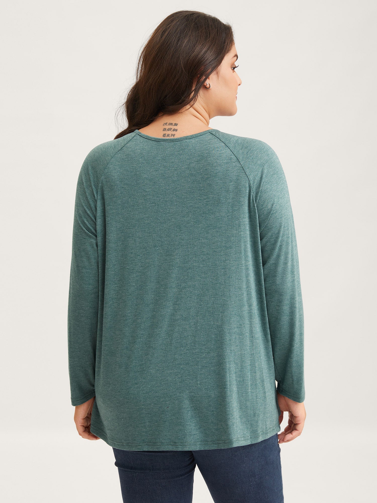 2-In-1 Gathered Ruffle Trim T-Shirt