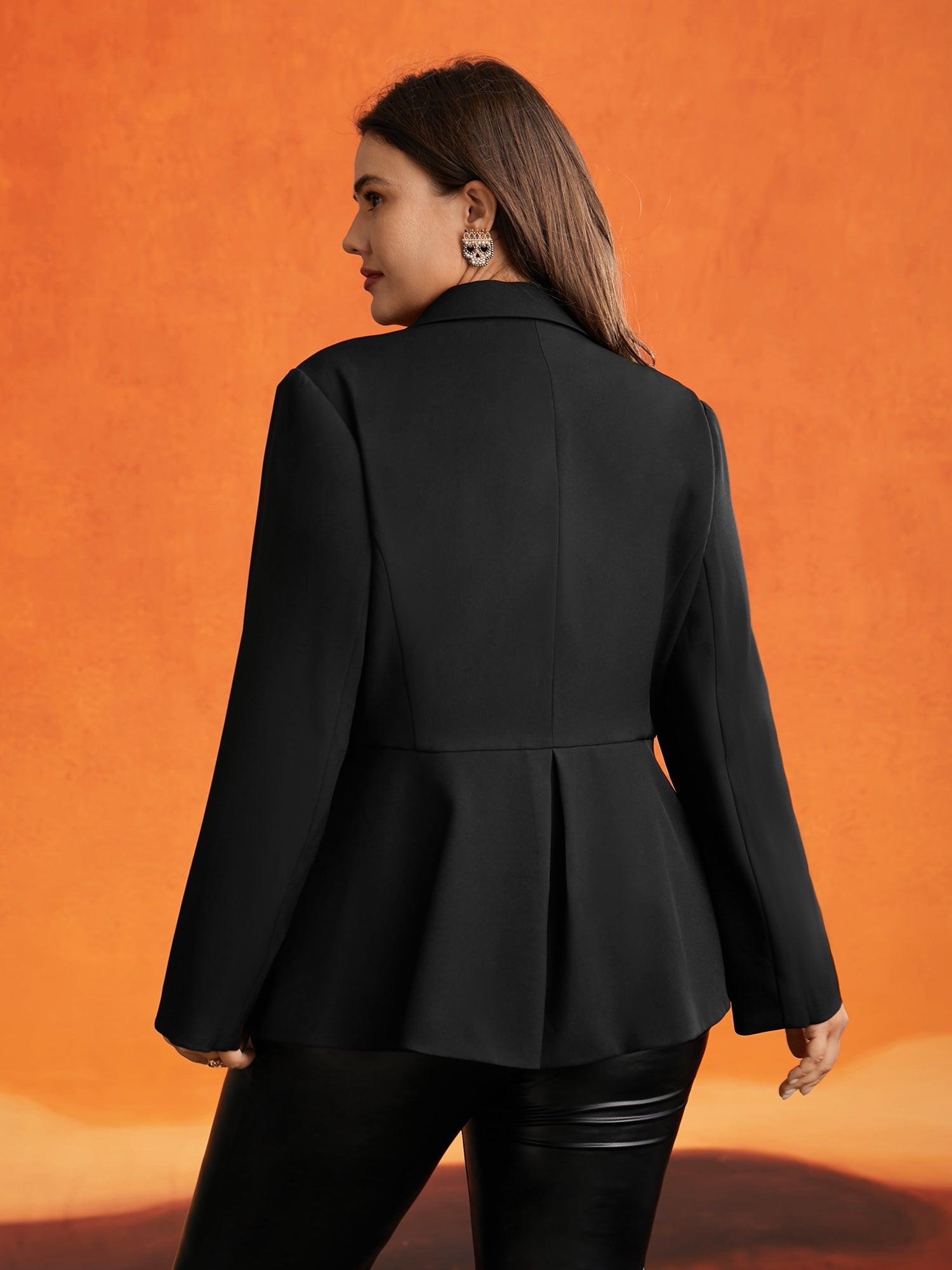 Asymmetrical Hemline Design Gothic Jacket