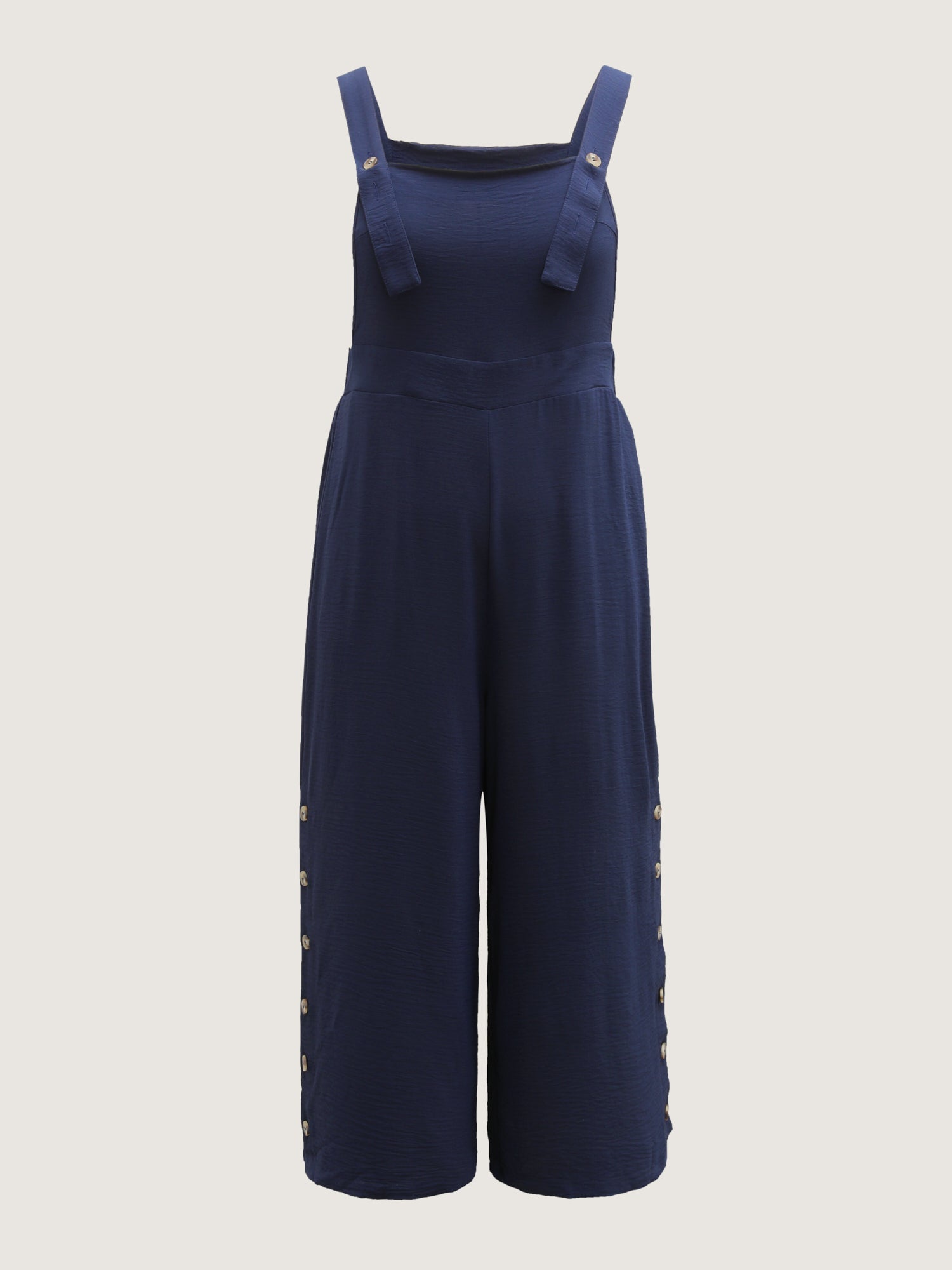 Adjustable Straps Stretchy Back Cut-Out Jumpsuit