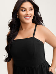 2-in-1 Adjustable Straps Mini Dress