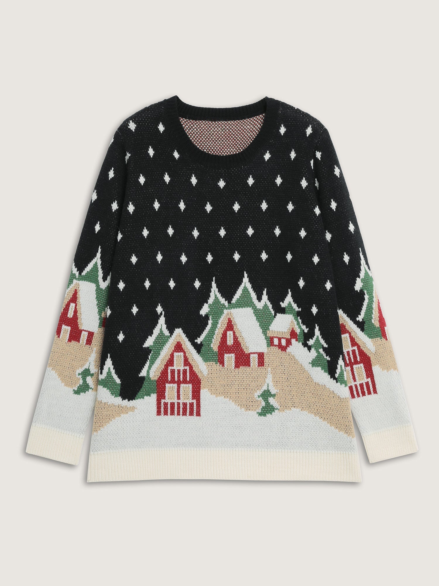 Snowy Nights Jacquard Pullover