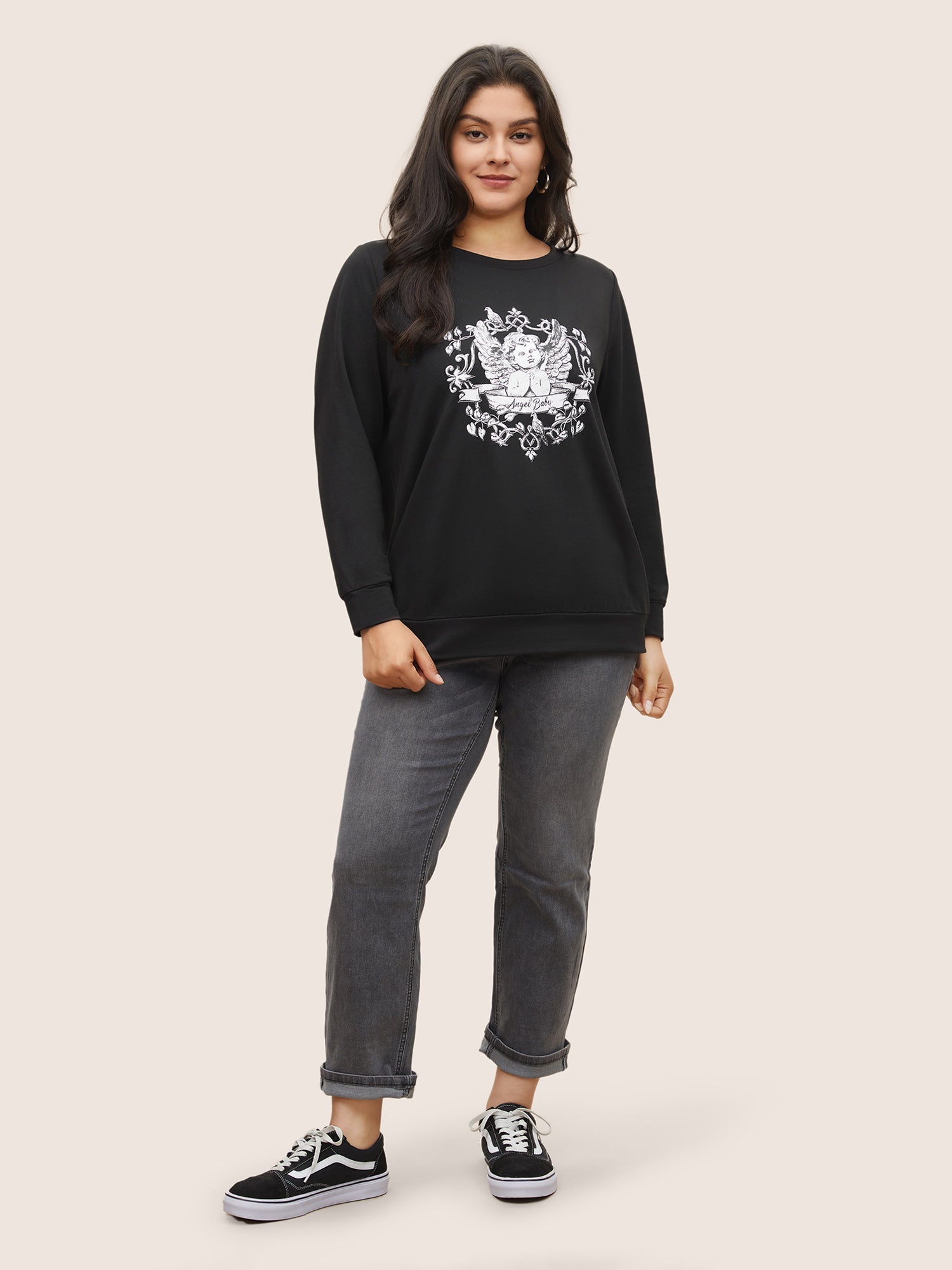 Art & Design Graphic Crew Neck Sweatshirt