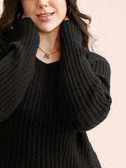 Supersoft Essentials Pit Strip Wool Sweater Dress