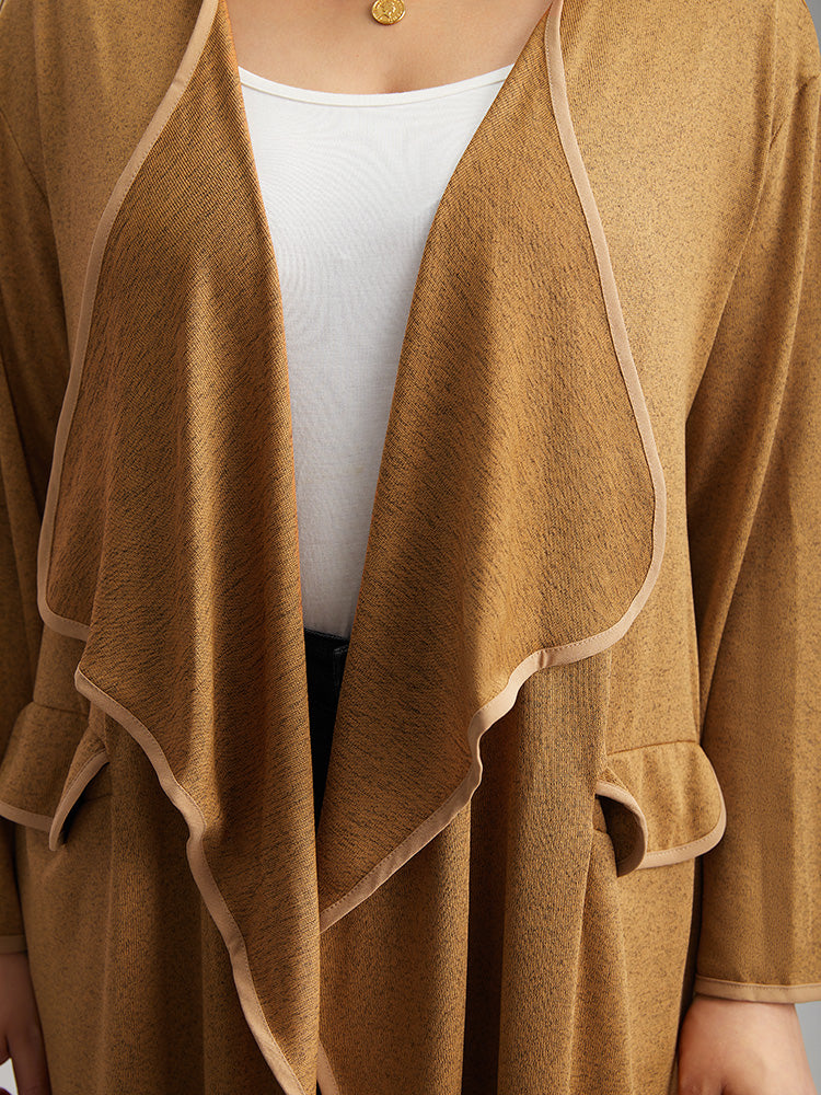 Supersoft Essentials Asymmetrical Neck Plain Kimono