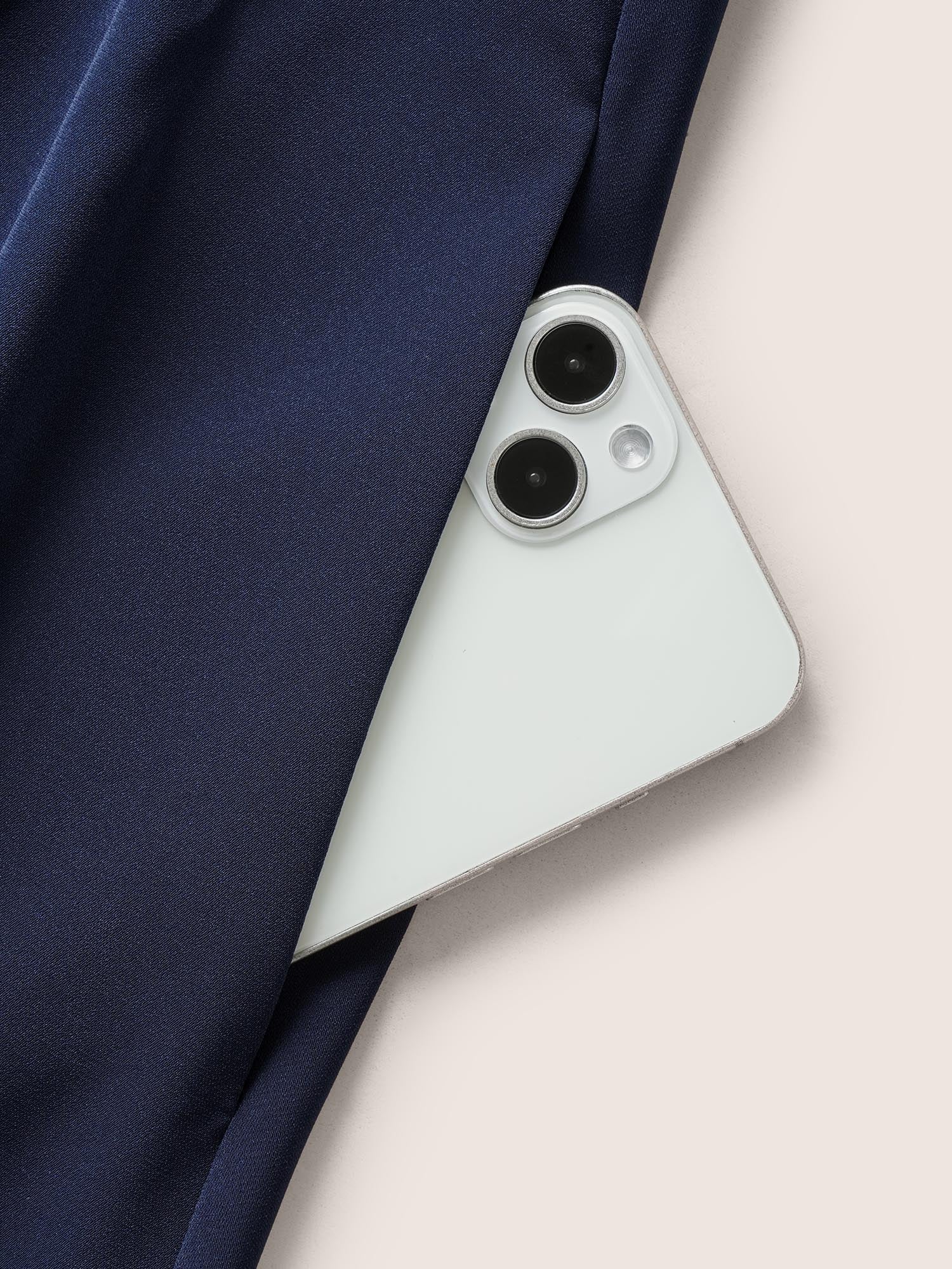 Plain Pleated Button Through Cap Sleeve Dress