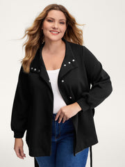 Supersoft Belted Button Adjustable Jacket