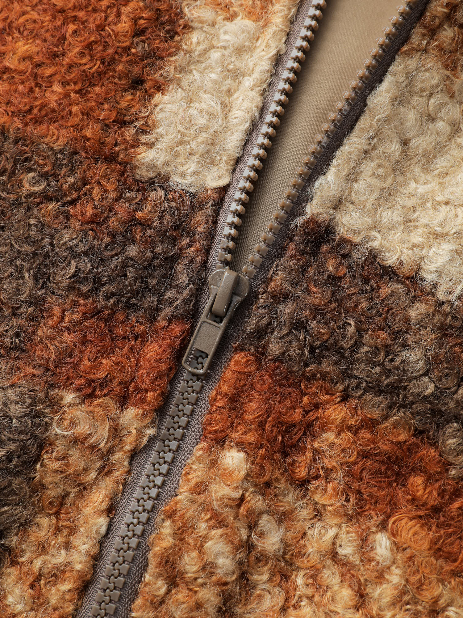 Fall-Ready Fluffy Zipper Jacket