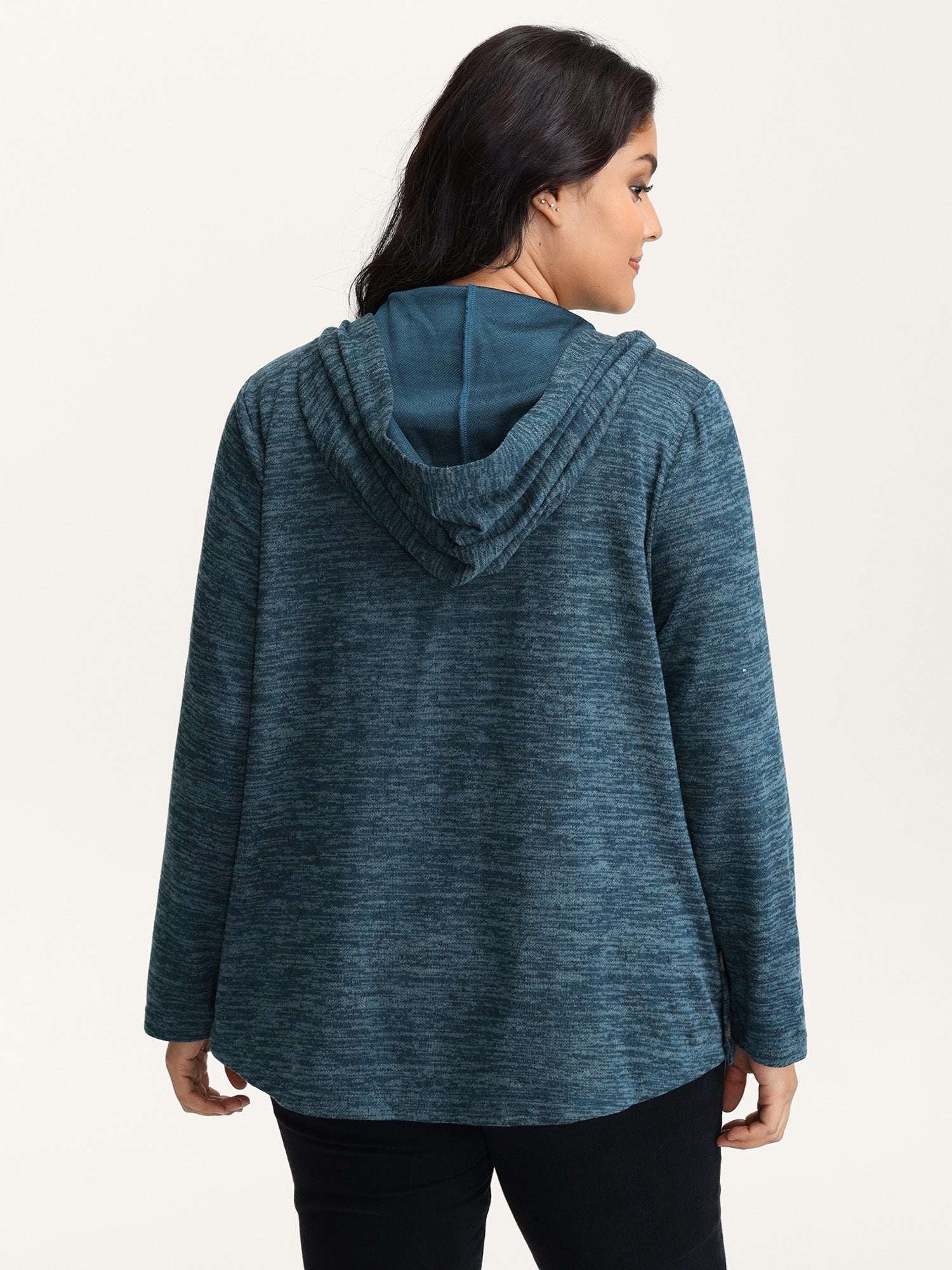 Heather Faux Cashmere Boho Stripe Coat