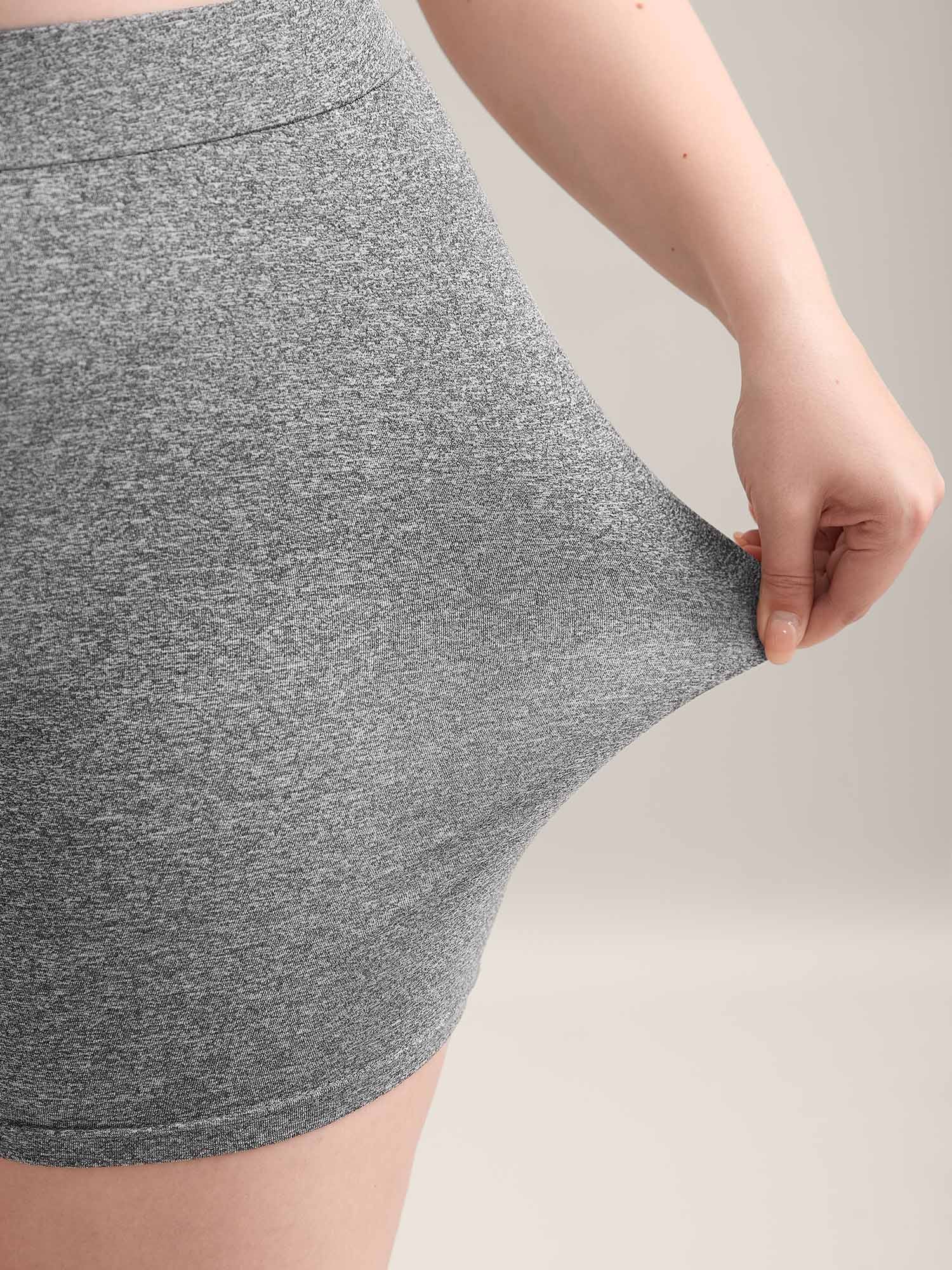 Supersoft Heather Stretchy Skinny-Fit Shorts