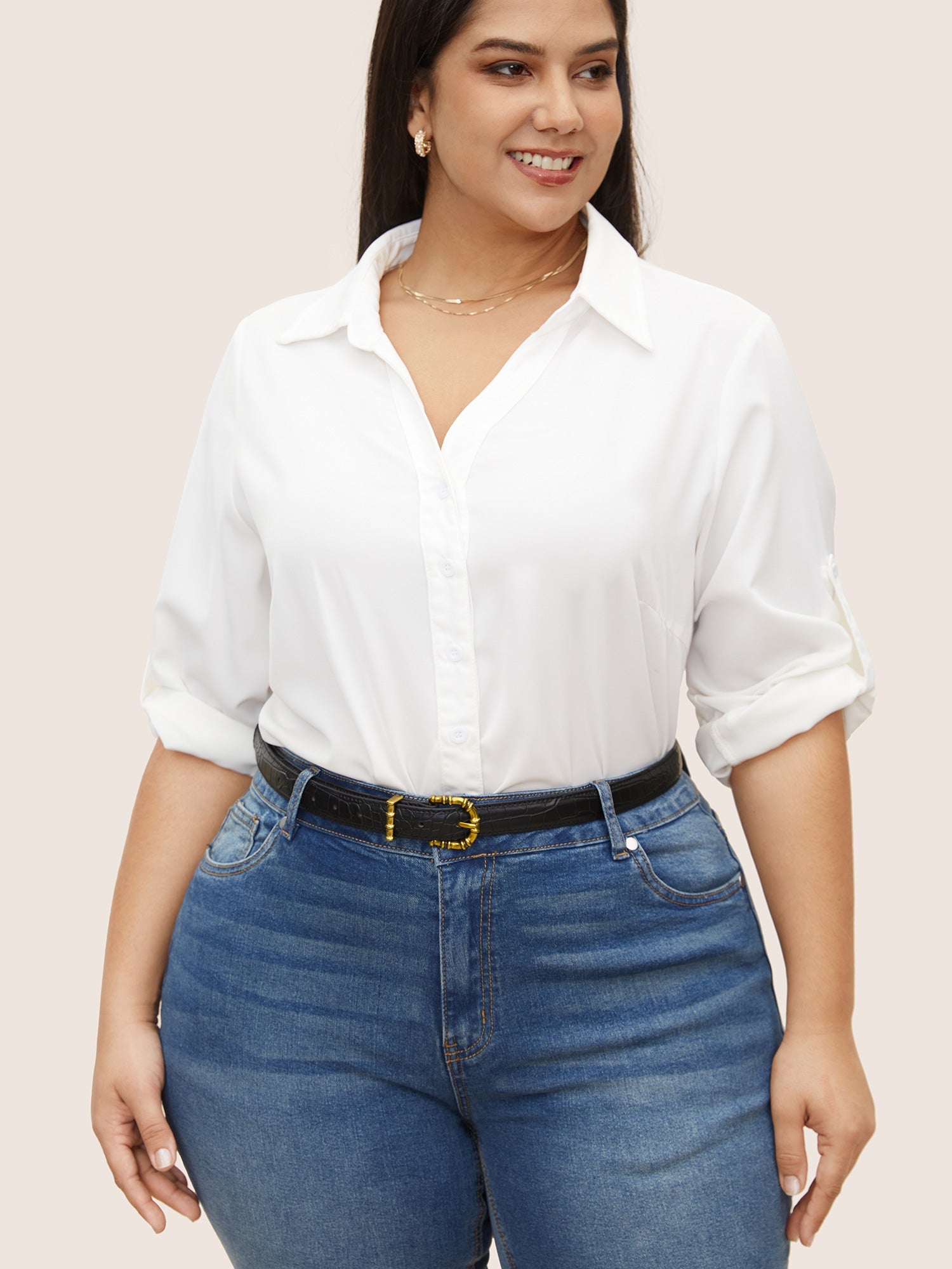 Basic Style Buckle Belt