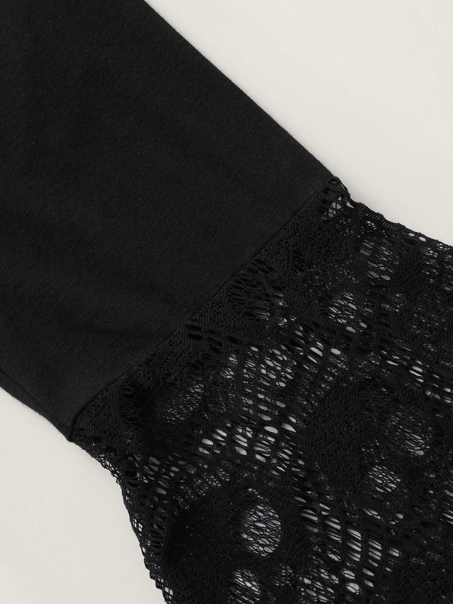 Skull Wide-Waist Tie Contrast Midi Dress