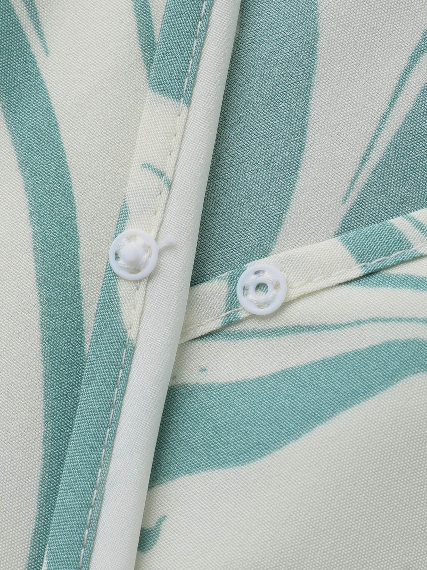 Abstract Print Gathered Sleeve Midi Dress