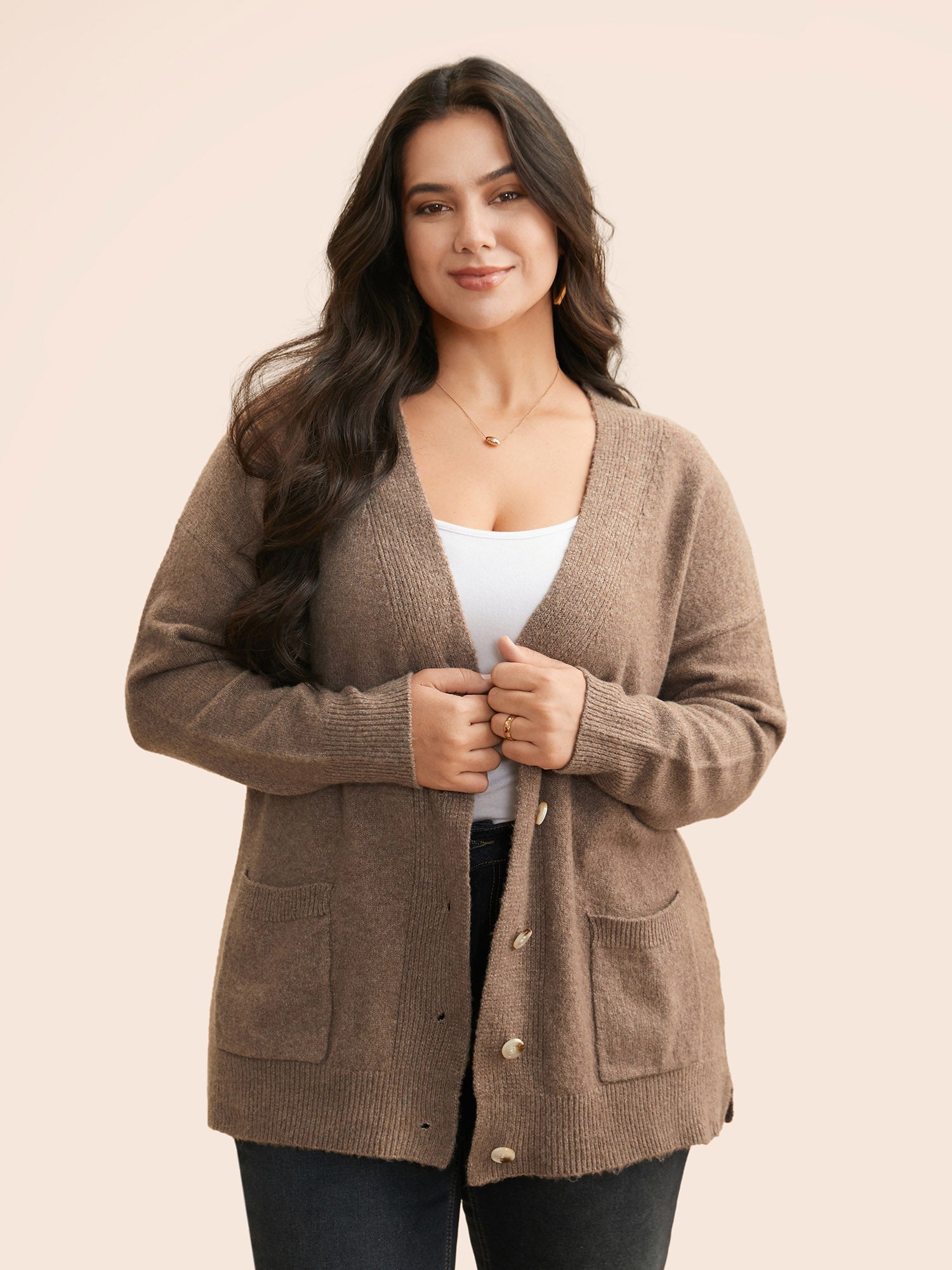 Airy Cozy V Neck Cardigan