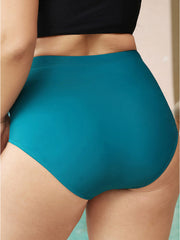 Tropical Patchwork Knotted Front Bikini Bottom