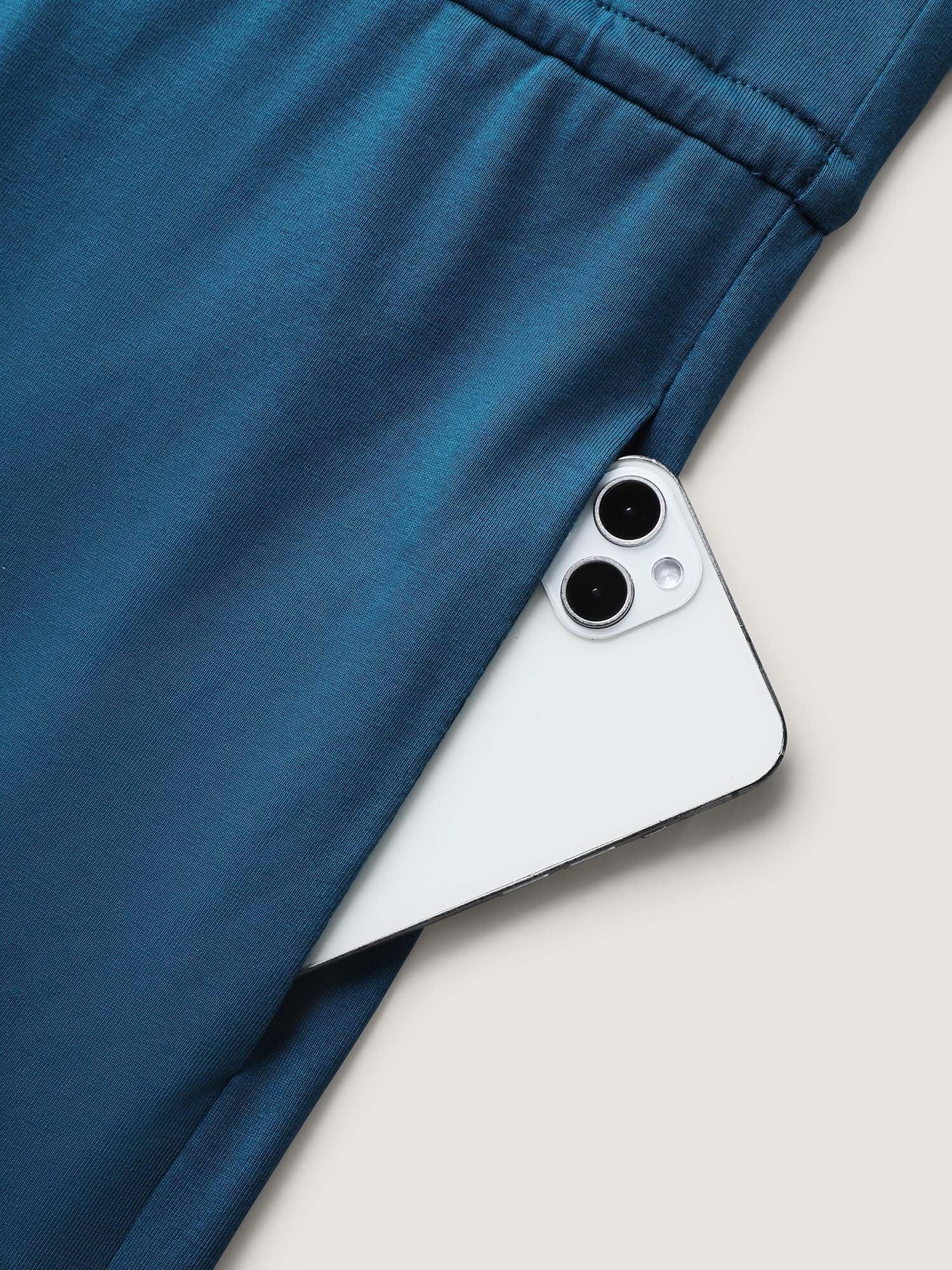 Solid Knit Waist Drawstring Romper