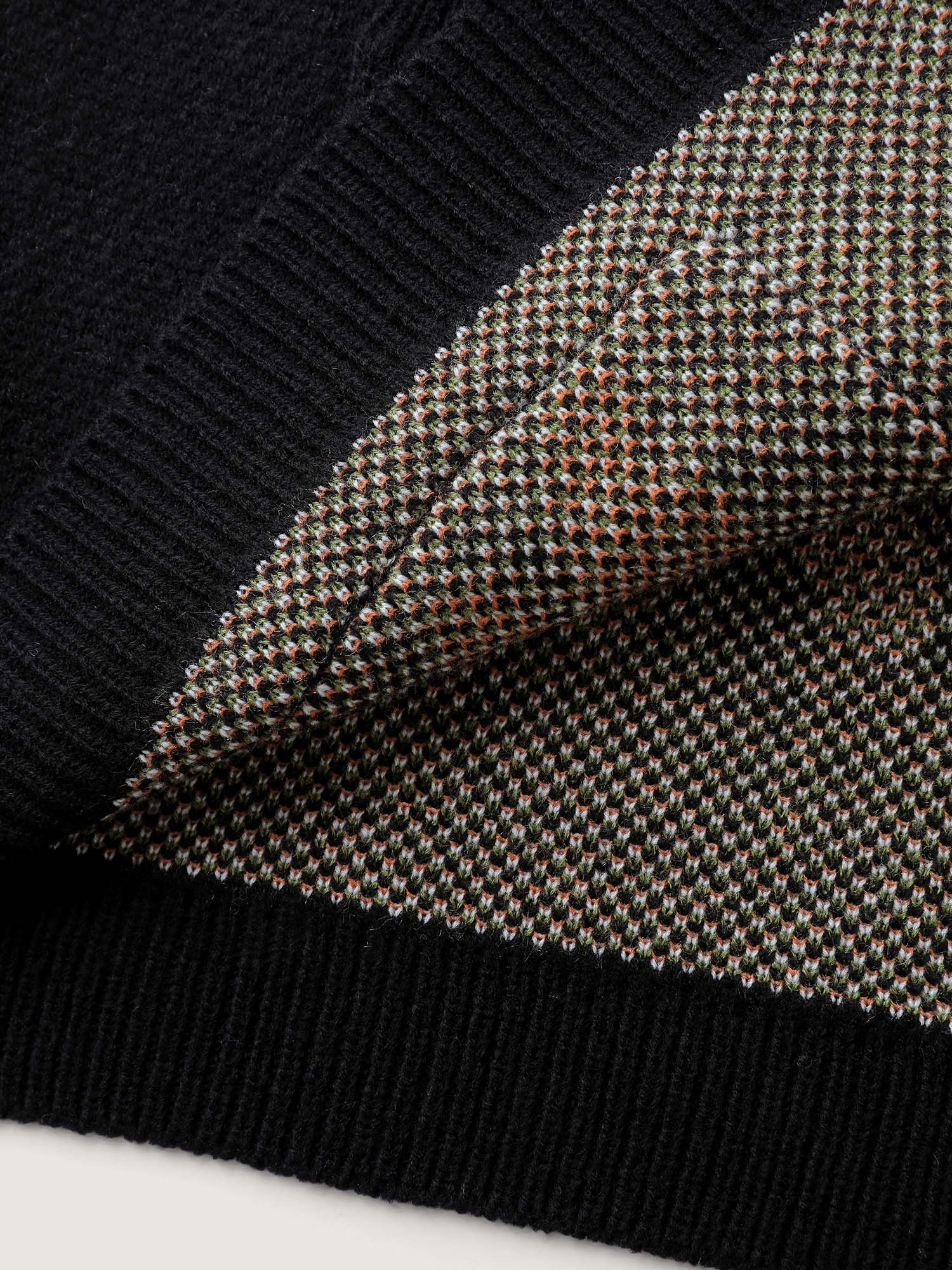 Floral Pattern Button-Down Knit Cardigan