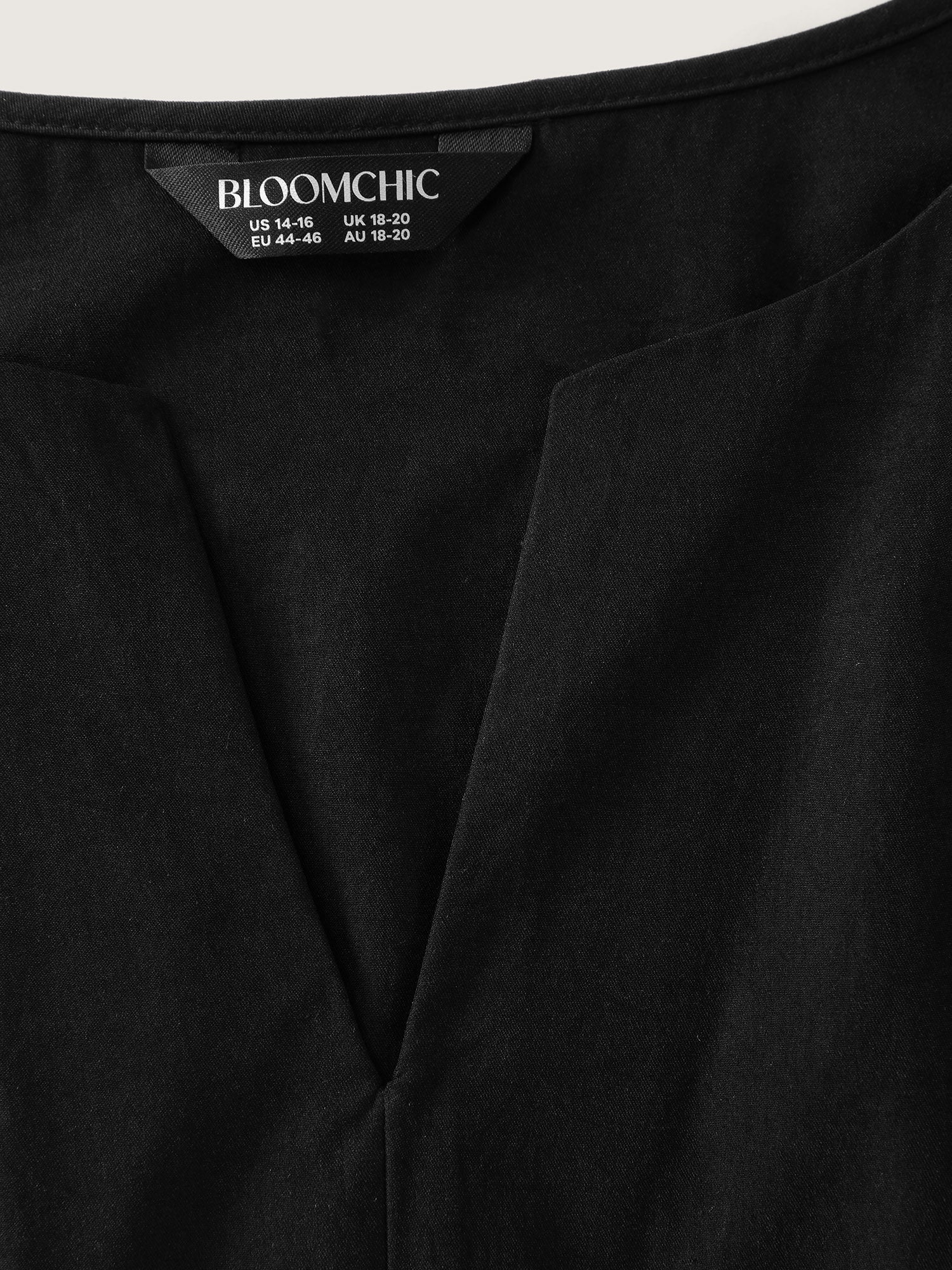 Split Neckline Waist Defining Midi Dress