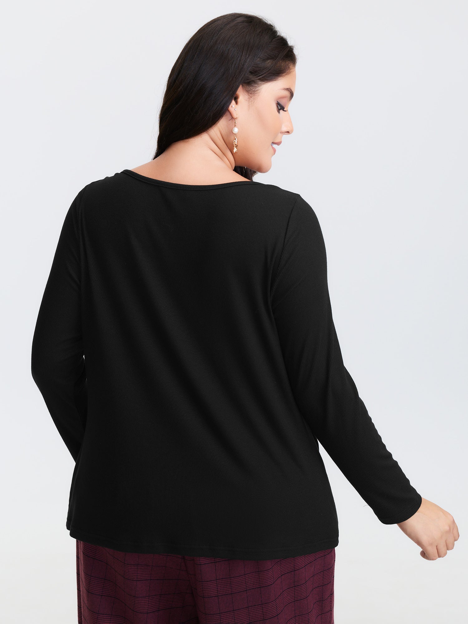 Sheer Lace V-Neckline T-Shirt