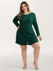 Skin-Friendly Textured Sleep Romper