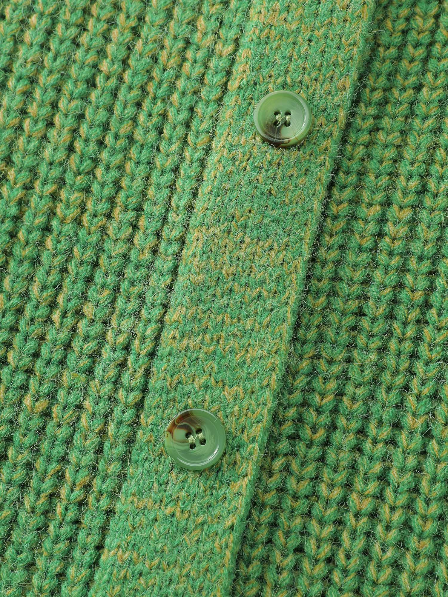 Heather Pockets Button Knit Cardigan