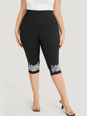 Bandana Print Skinny Knee Leggings