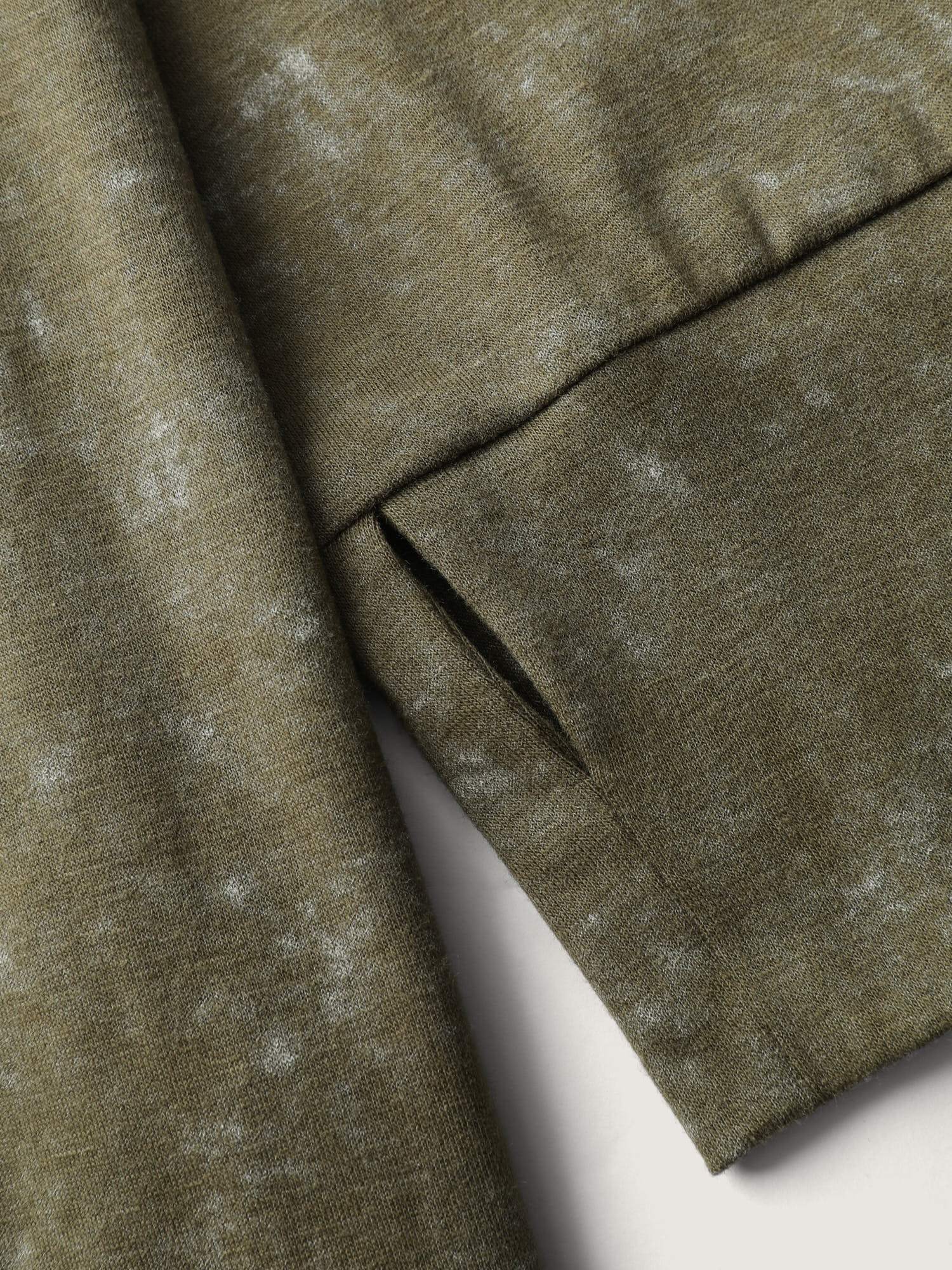 Snowflake Effect Button Detail T-Shirt