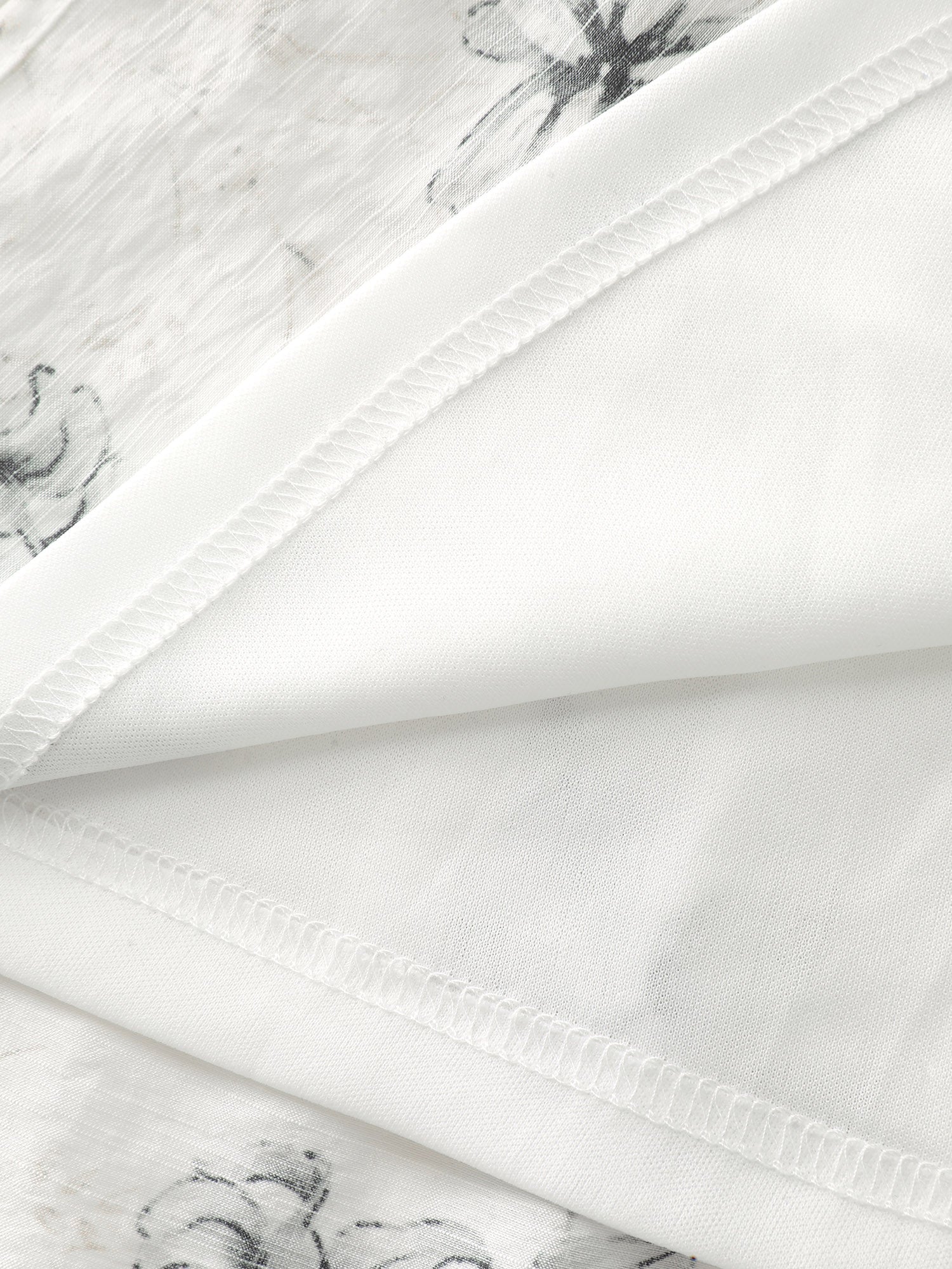 Floral Print Drawstring Waist Midi Dress