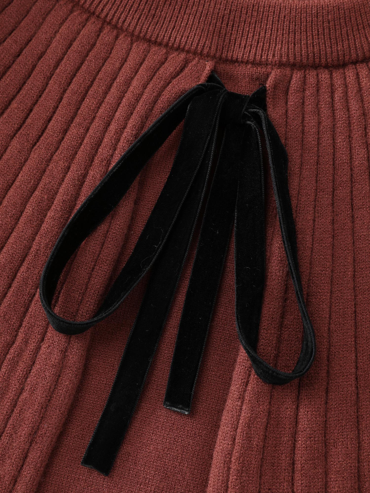 Faux Two-Piece Cape Velvet Bow Pullover