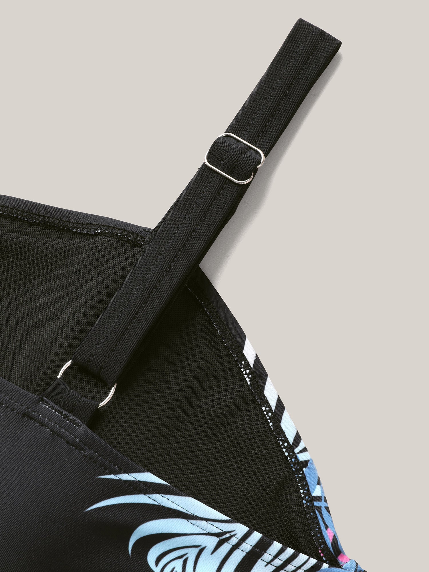 Floral Pattern Sweetheart Neck One-Piece Swimsuit