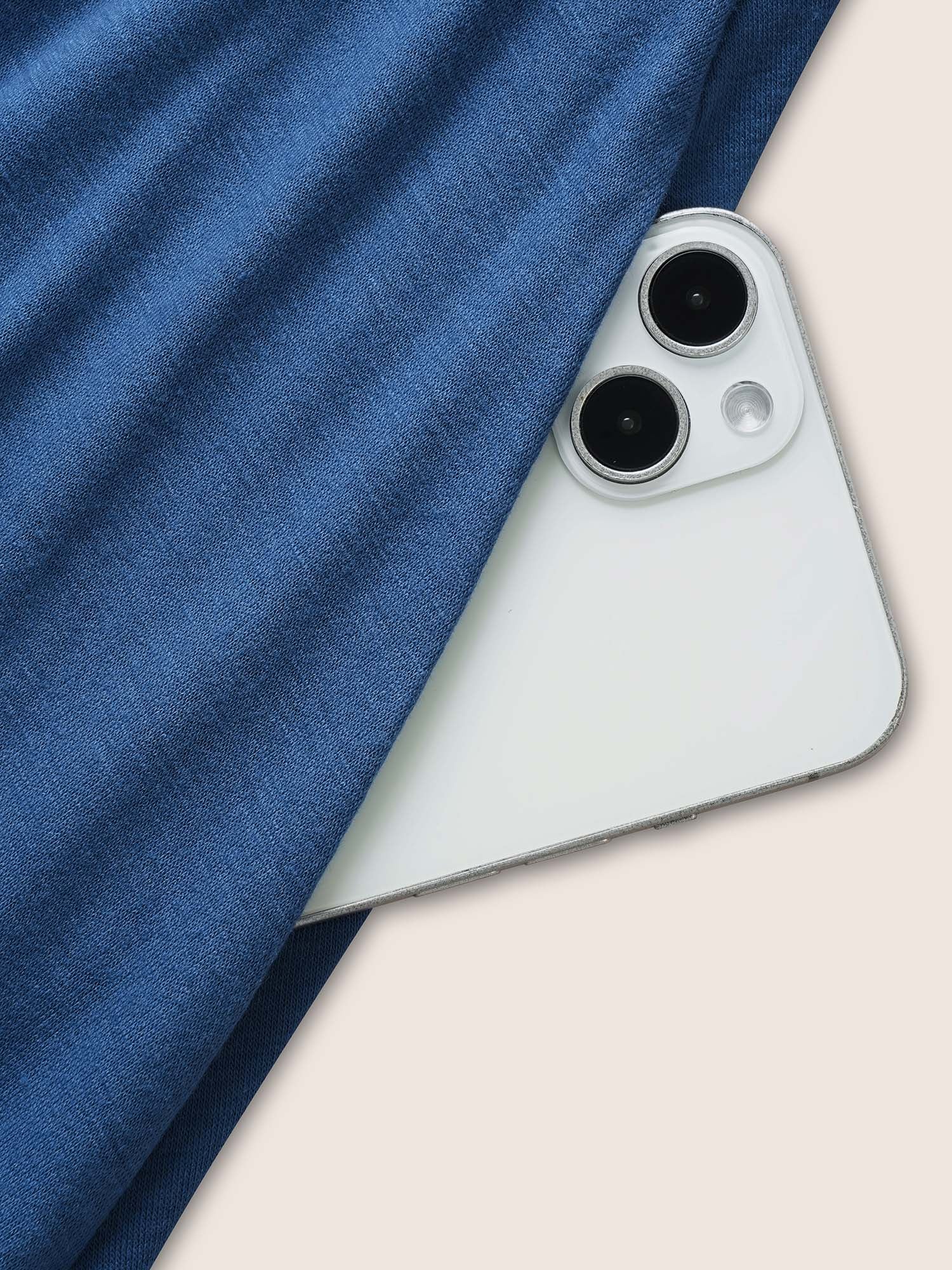 Solid Crew Neck Asymmetrical Hem Dress