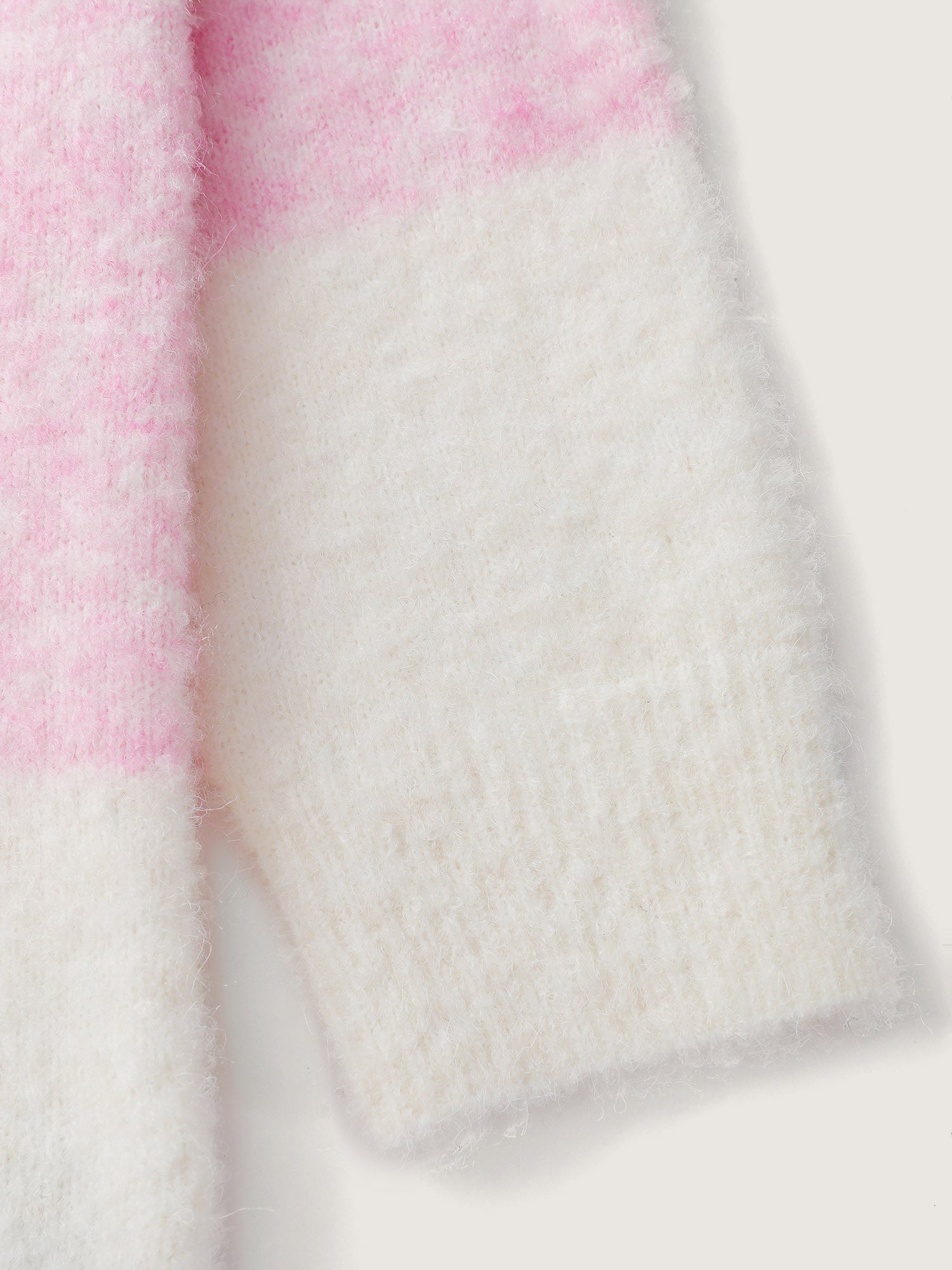 Soft Striped Contrast Pullover