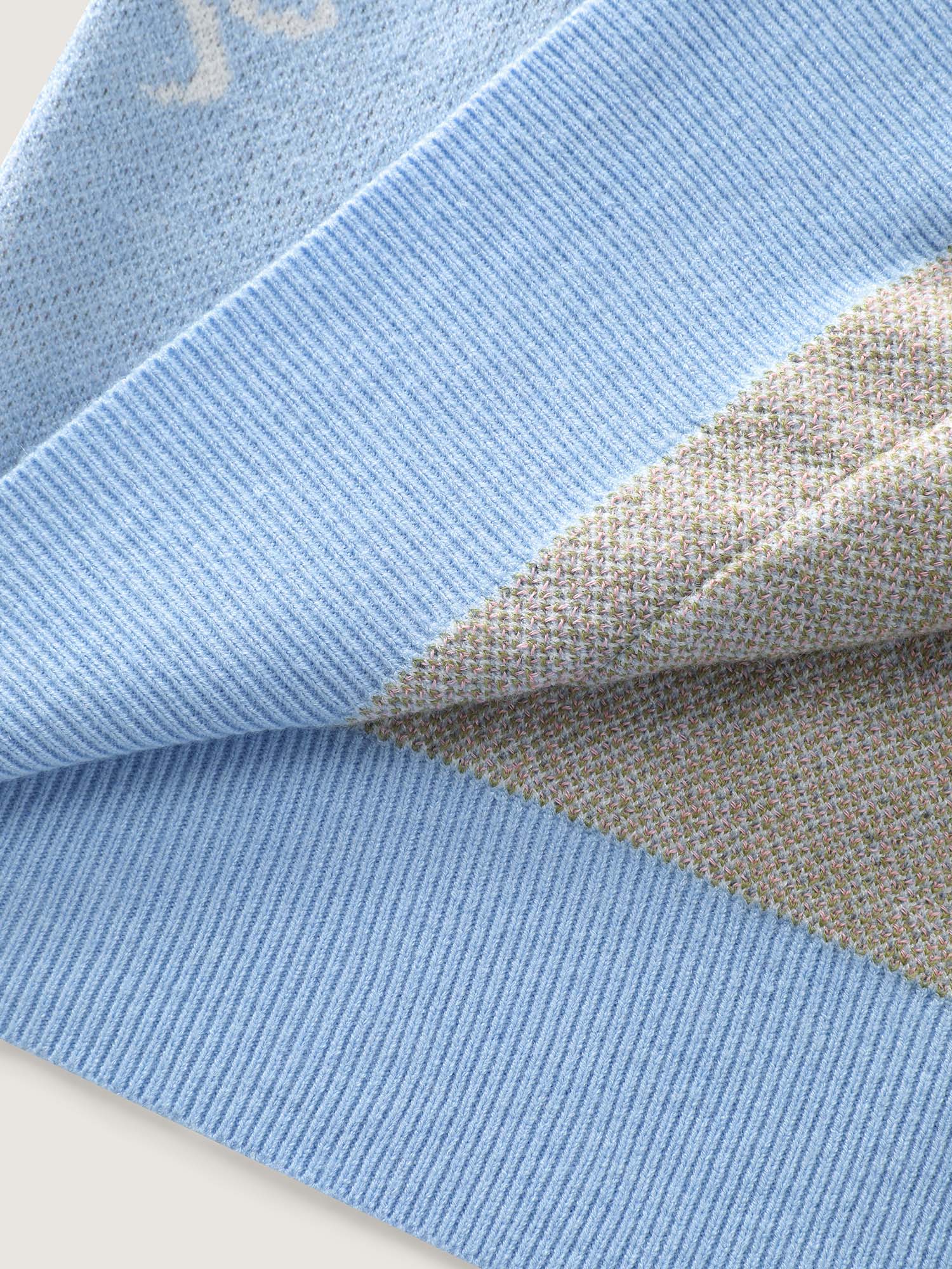 Beautiful Floral Bow Pattern Jacquard Knit Cardigan