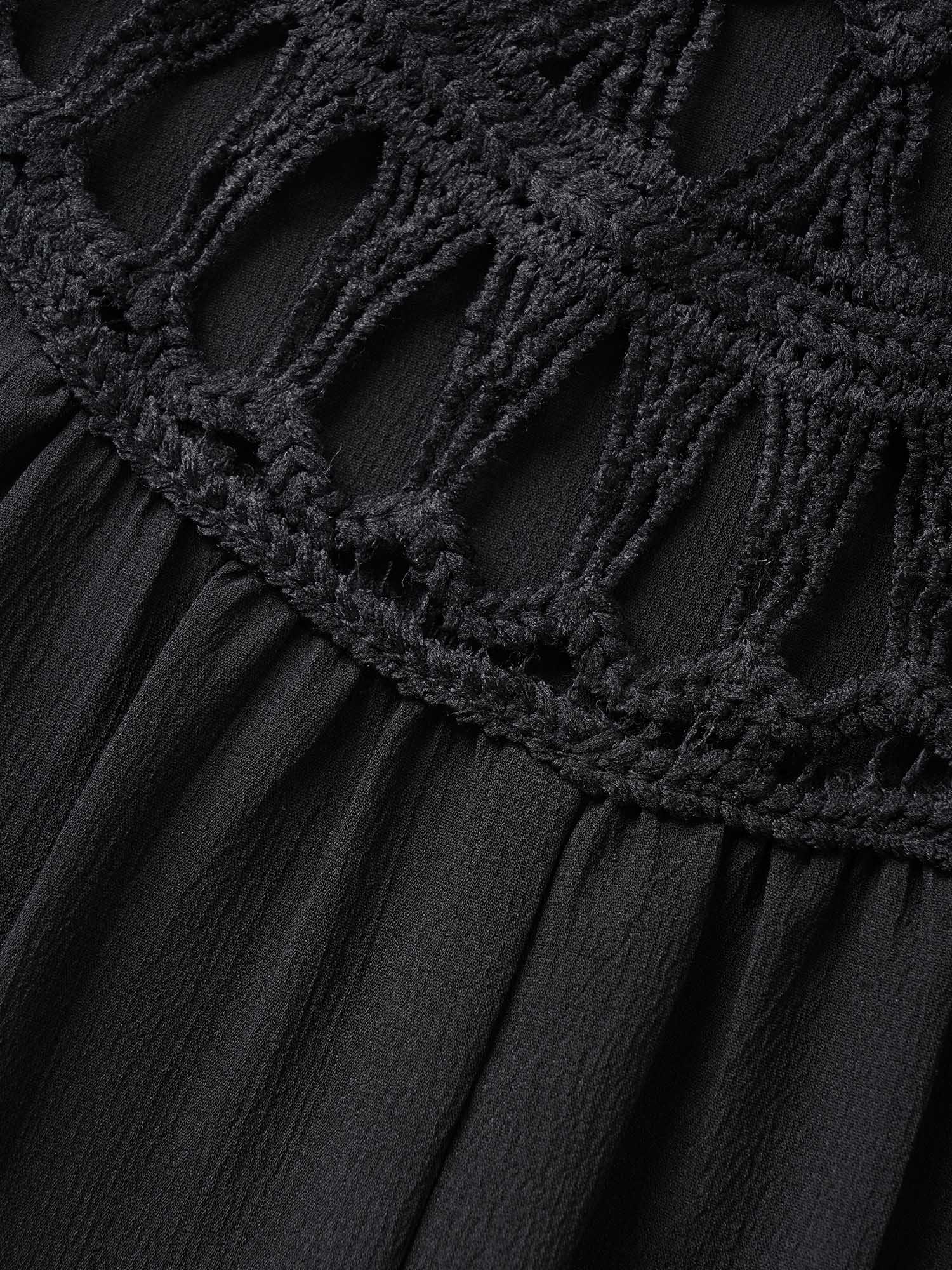 Solid Cut Out Ruffle Cap Sleeve Dress