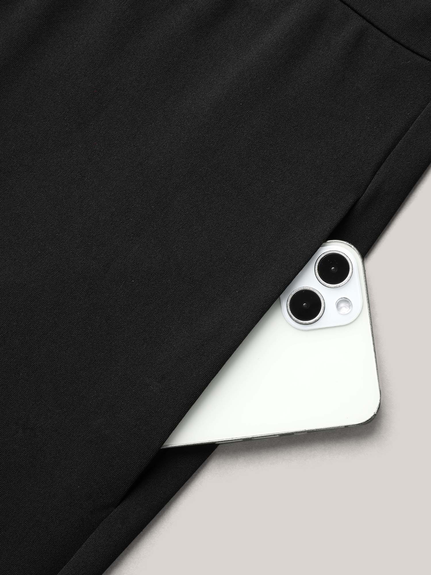 Floral Mesh Sleeve Pockets Straight-Leg Jumpsuit