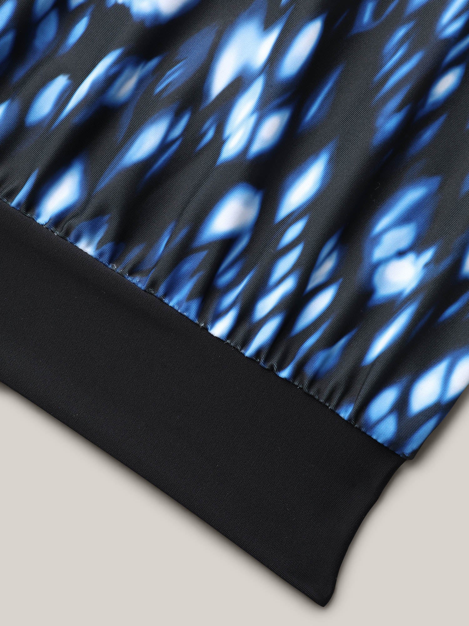 Tie-Dye Print Swim Top