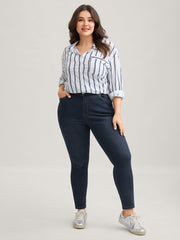 Skinny Very Stretchy High Rise Dark Wash Gap Proof Jeans