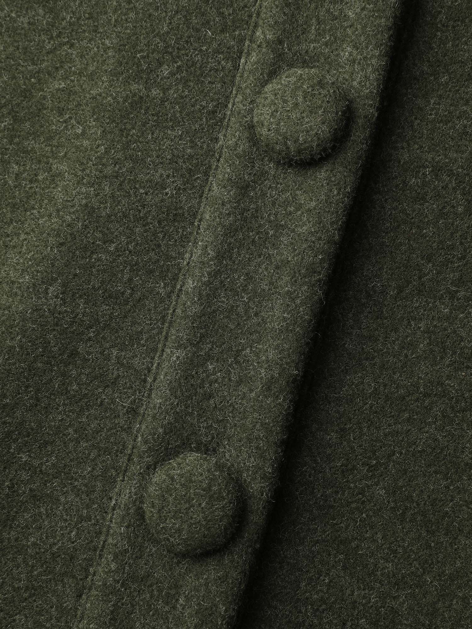 Flared Sleeve A-Line Button Jacket