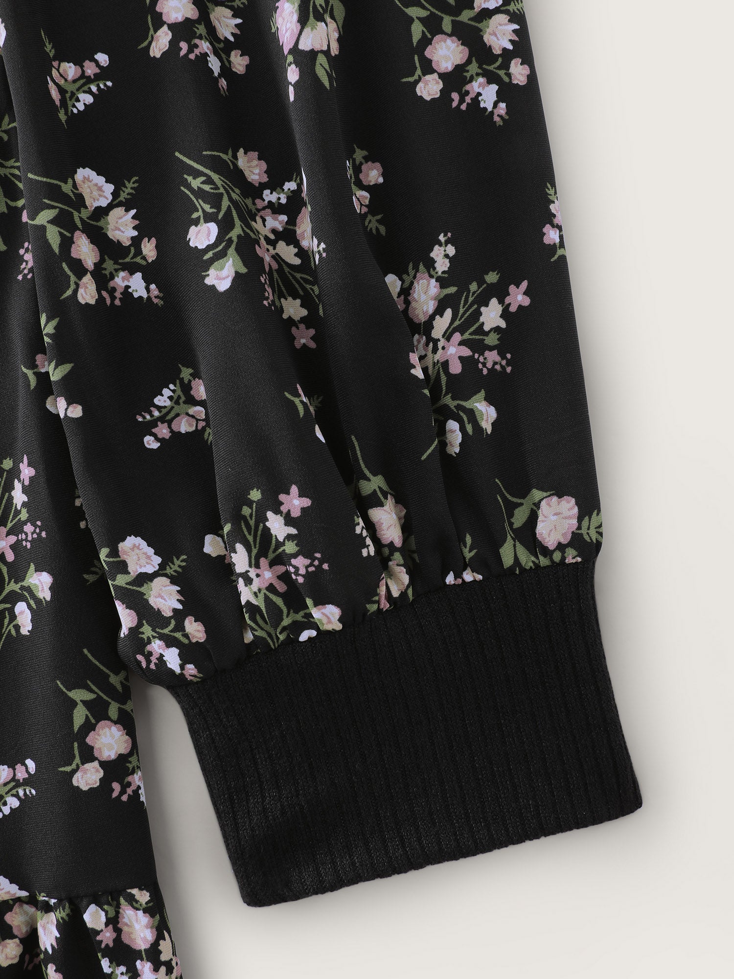 2-in-1 Floral Ruched Midi Dress