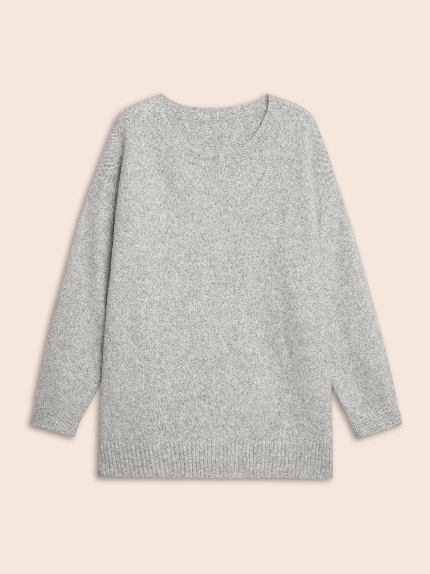 Airy Cozy Drop Shoulder Wool Pullover