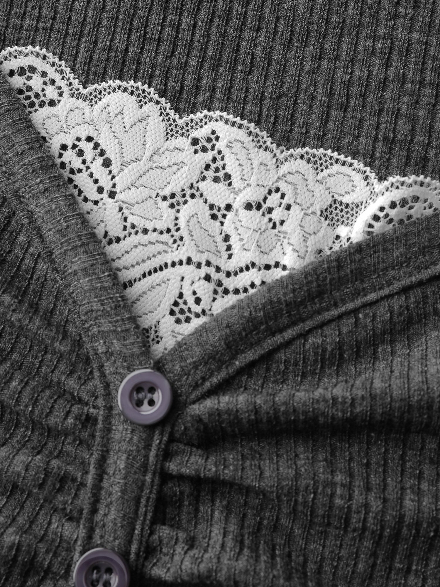 2-In-1 Lace Patchwork Ruched T-Shirt