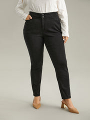 Seam Detail Skinny Pocket Jeans