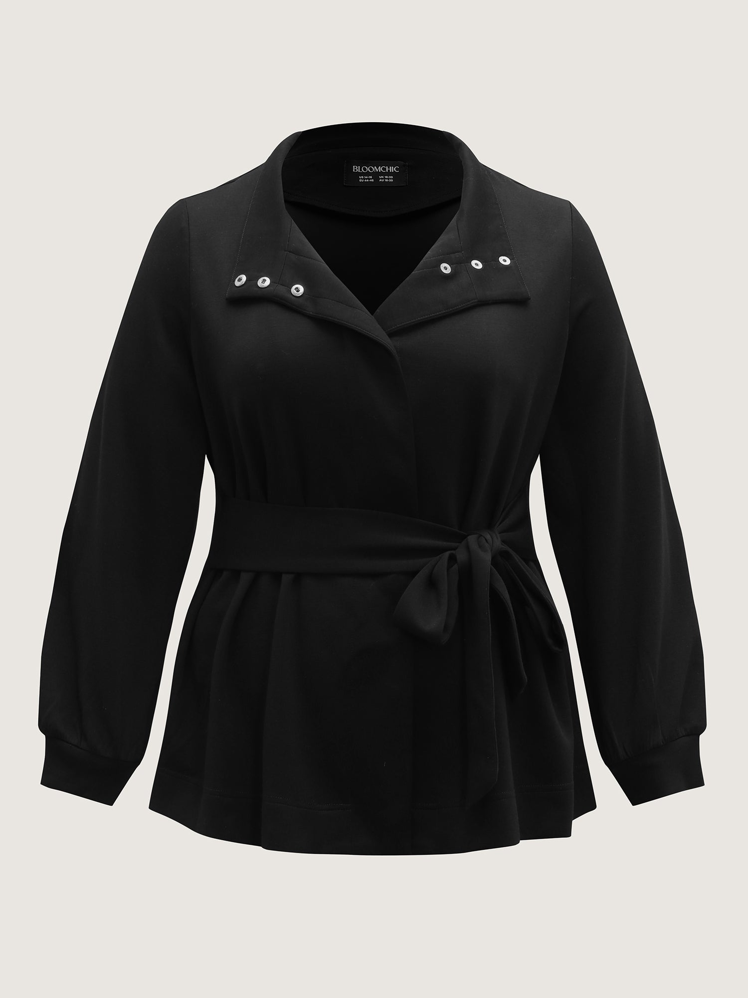 Supersoft Belted Button Adjustable Jacket
