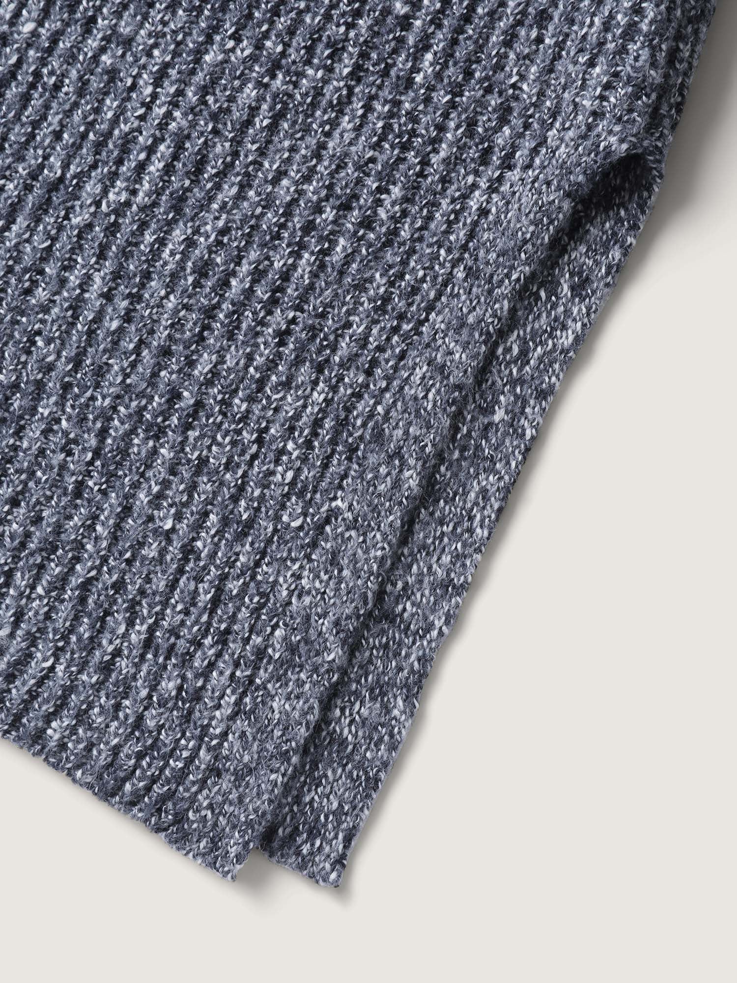 Shawl Collar Heather Pocket Knit Cardigan